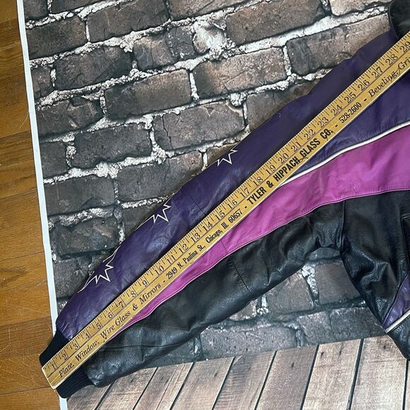 Vintage 80s/90s Polaris Women’s Leather Snowmobile Jacket RARE Size Large - Picture 11 of 16